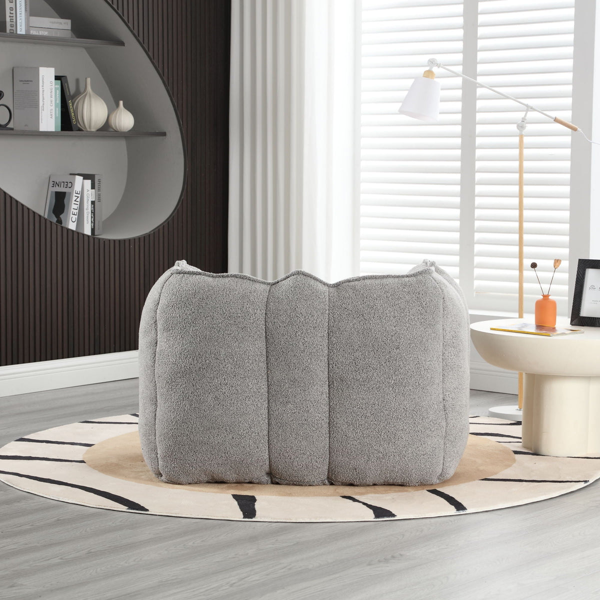 Soft Bean Bag Chair With High Resilient Foam