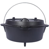 Pre-Seasoned Cast Iron Dutch Oven With Skillet Lid