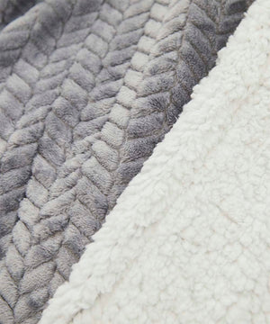 Decor&More HomeEssentials Ultra Lush Heavy Sherpa Throw Blanket (50" x 60")