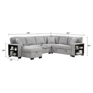 Cairo - Sectional With Pullout Sleeper