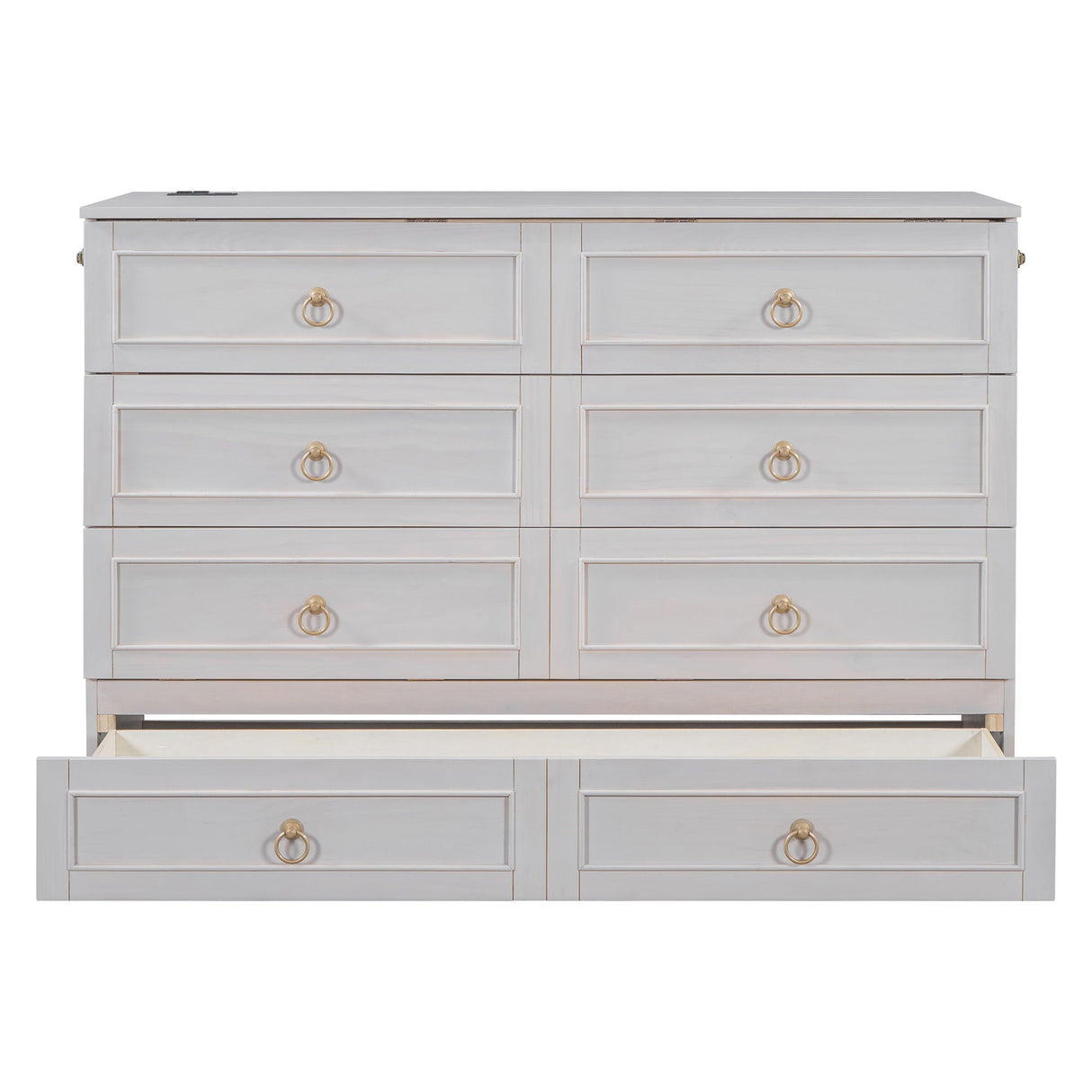Murphy Bed With Large Drawers And Stylish Design