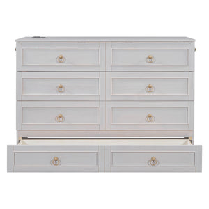 Murphy Bed With Large Drawers And Stylish Design