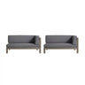 Brava - X Back Corner Bench