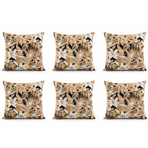 6 Pack Outdoor Pillow Covers – Water-Repellent Decorative Cushions