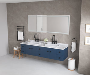 72" x 32" LED Bathroom Mirror with Front and Backlight