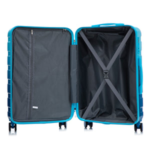3-Piece PC Spinner Wheel Luggage Set with Gradient Color