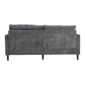 Mid Century Modern Fabric Loveseat Sofa, 2 Seat Upholstered Couch