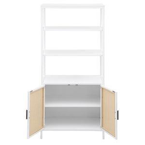 Kenneth - 3 Shelf Radio Weave Accent Cabinet