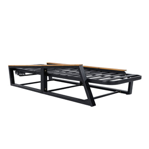 3-Piece Adjustable 5-Position Outdoor Chaise Lounge Set