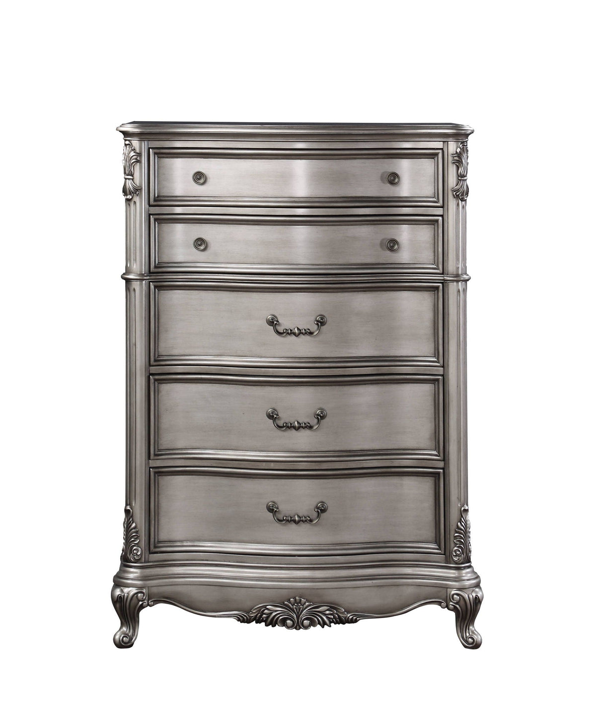 Ariadne Chest in Antique Silver