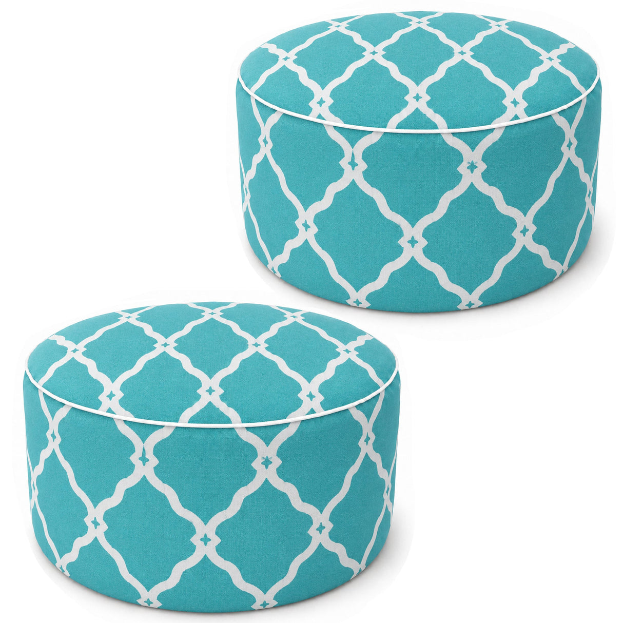 2 Pack Outdoor Inflatable Ottoman
