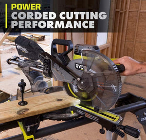 Open Box - RYOBI 18V ONE+ HP Brushless Cordless 10-inch Mitre Saw Kit with 4.0 HP Battery and Charger