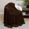 Decor&More Simply Lush Solid Microplush Blanket