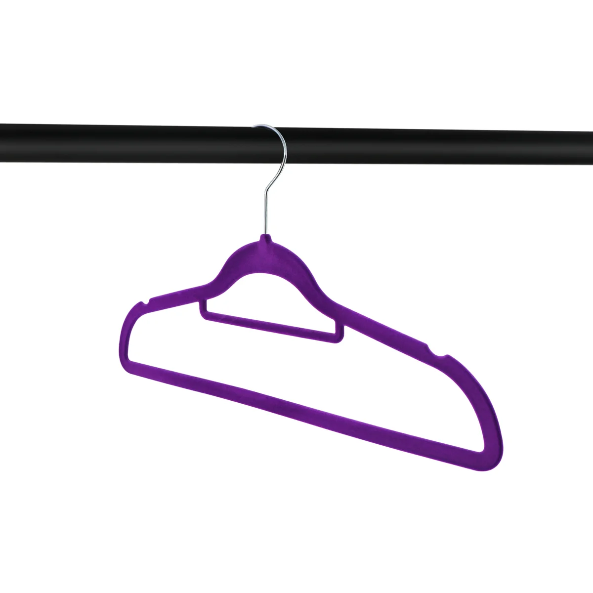 120 Pack of Premium Velvet Non-Slip Hangers with 360 Degree Rotatable Hook