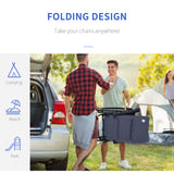 2 piece outdoor rocking chair set,  armrests for porch, camping, balcony, navy blue