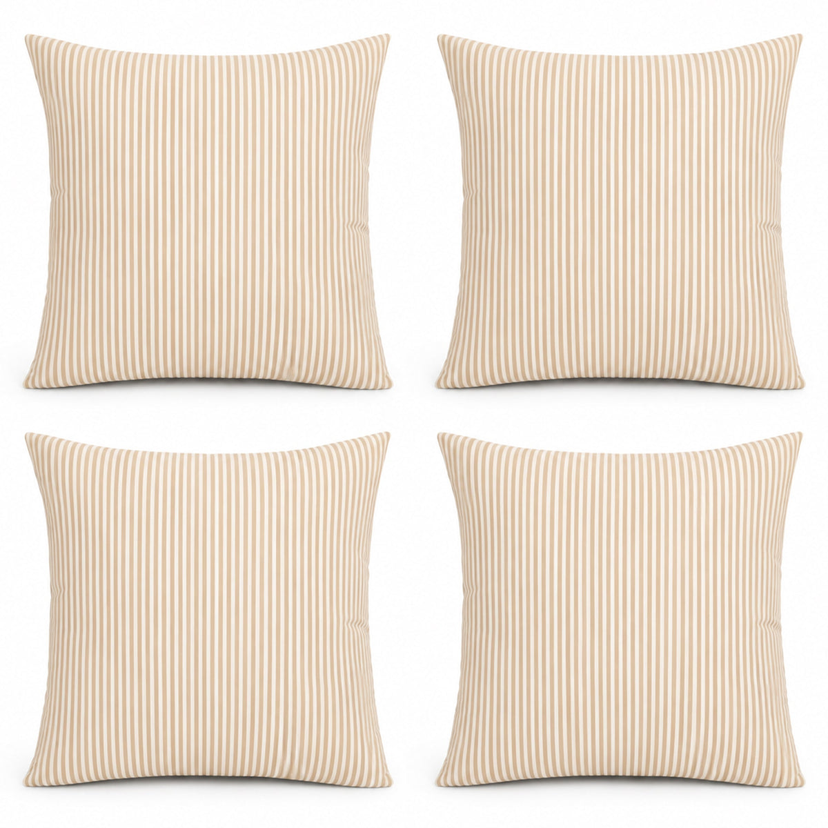 4 Pack Outdoor Pillow Covers - 18x18 Inch