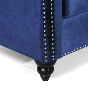 Chesterfield Style 3 Seater Sofa With Deep Button Tufting