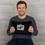 Comfort Fly Travel Blanket & Pillow – 2-in-1 Micro Plush Airplane Blanket with Carry Case (40" x 70")