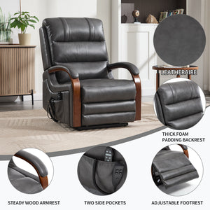 Power Dark Recliner Chair