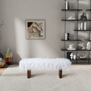Henley - Fur Bench - White Khaki