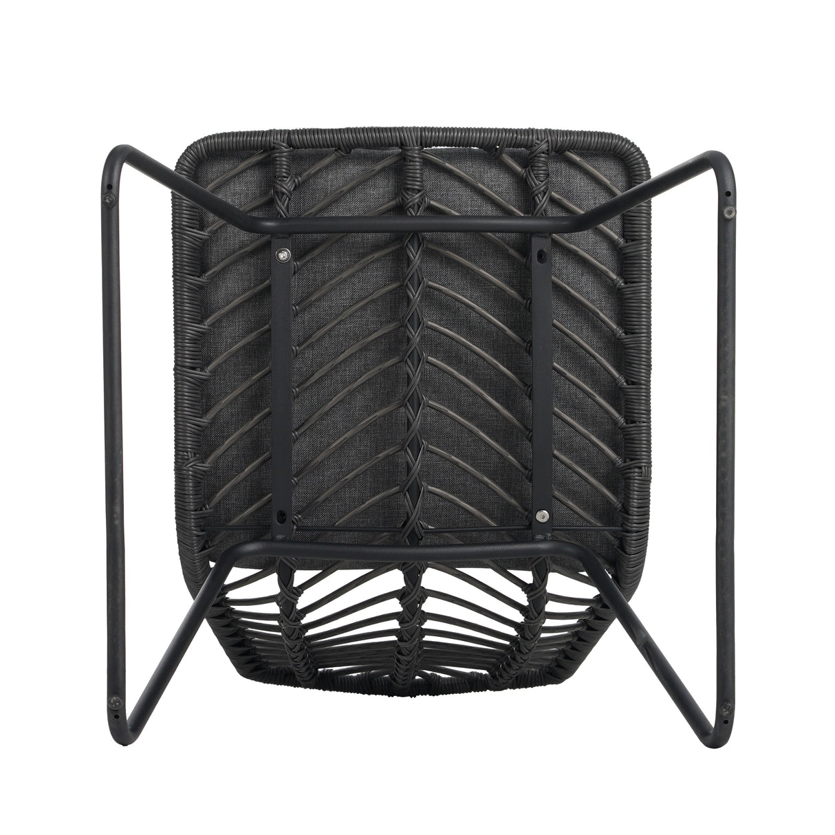 DEJA Chair 2PCS with 2 Cushions, Gray