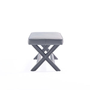 Abigail - Accent Bench With Piped Cushion