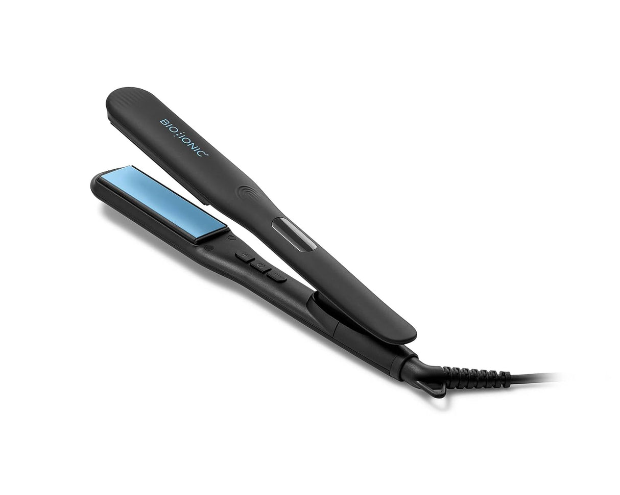 BIO-IONIC-Onepass-Styling-Flat-Iron-with-NanoIonic-&-Moisturizing-Heat-Technology,-Hydrated-and-Frizz-Free-Hair,-Ceramic-Hair-Straightener-with-Silicone-Strip-for-Gentle-OnePass-Styling-