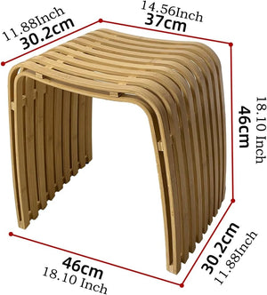 Bamboo Dining Bench 11-7/8L x 18-1/8W x 18-1/8H Inches
