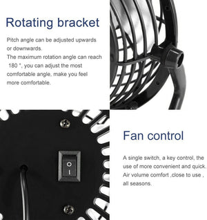 USB Powered Personal 5-Inch Desk Fan
