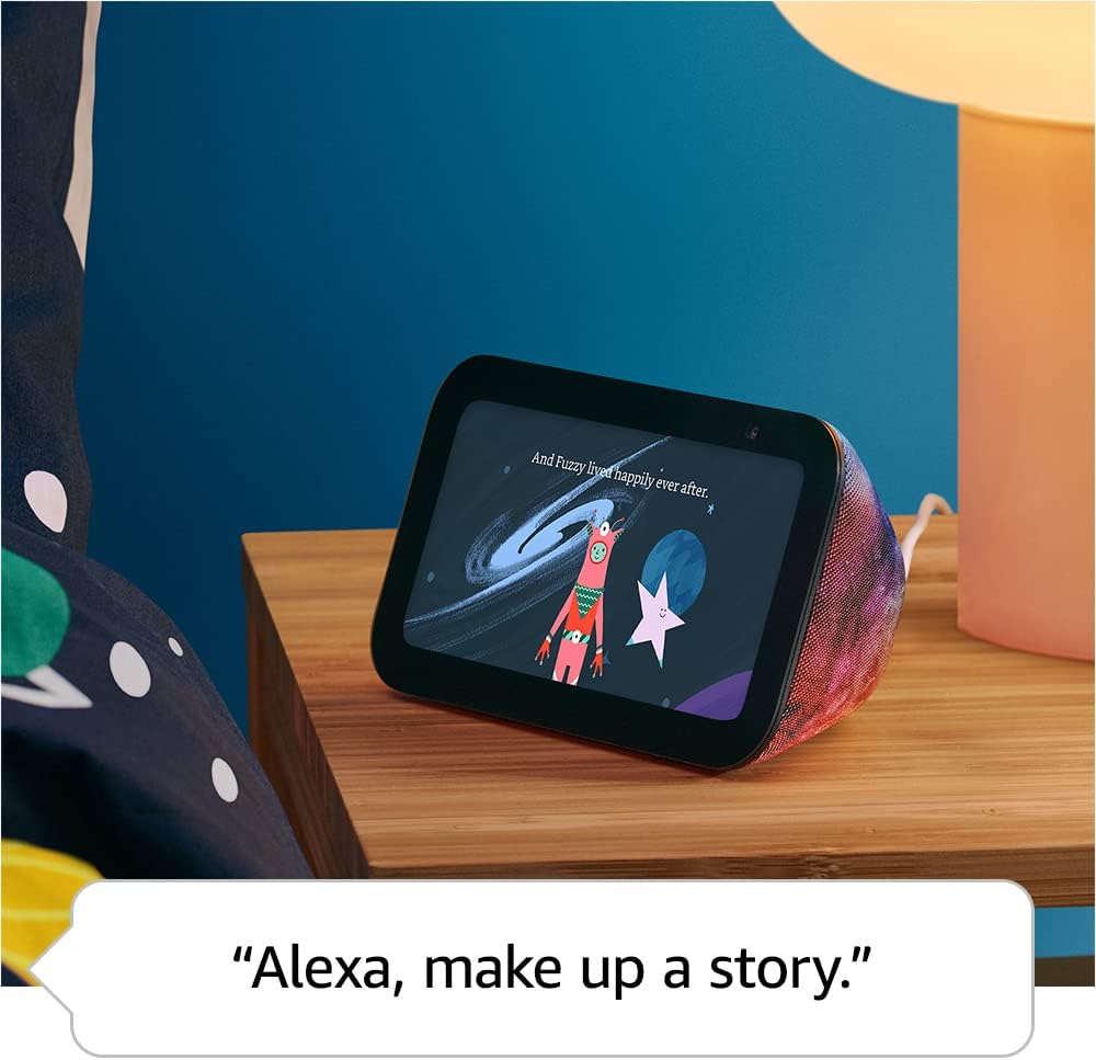 Amazon Echo Show 5 Kids, an Alexa device (newest model), Designed for kids, with parental controls, Includes 1 year of Amazon Kids+, Galaxy