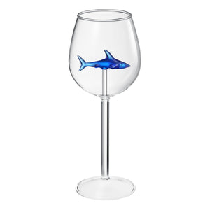 Shark-Inspired Wine Glasses Set of 2 – 13oz