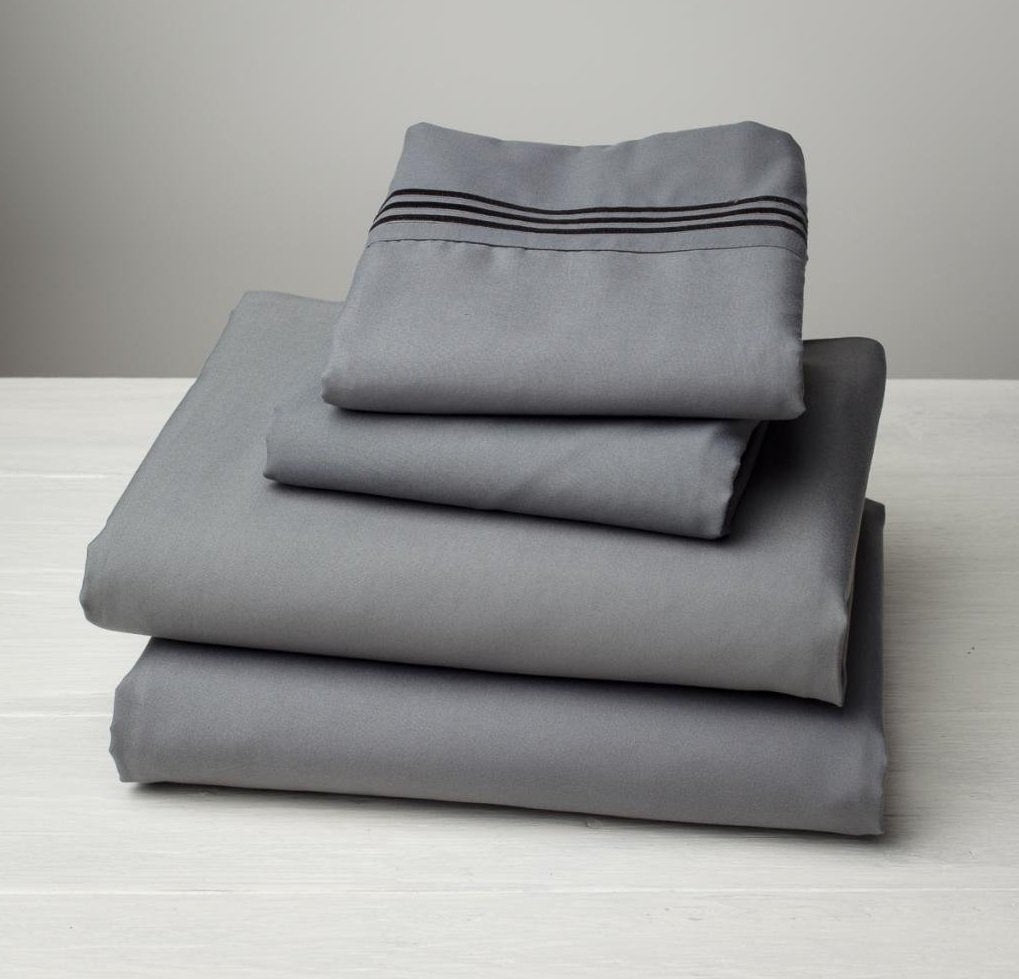 Faith, Hope, Love Home Decor Hotel Series 2Line Embroidered Sheet Set