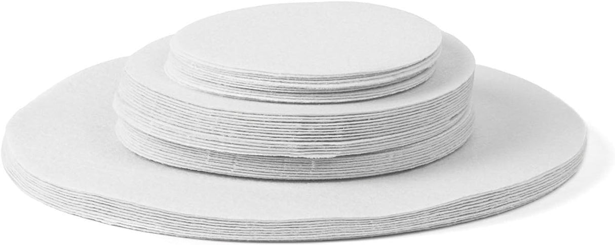 Plate Separators - Set Of 48 And 3 Different Size - Thick And Premium Soft Felt Plate Dividers