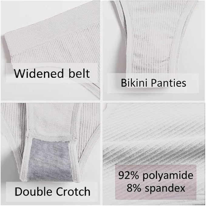 Talmont Seamless Ribbed Bra & Panty Set – Soft, Stretchy Lounge Lingerie with Removable Pads