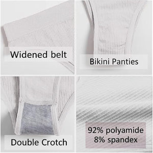 Talmont Seamless Ribbed Bra & Panty Set – Soft, Stretchy Lounge Lingerie with Removable Pads