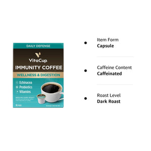 Slim Organic Coffee Pods with Diet Support Bold Flavor