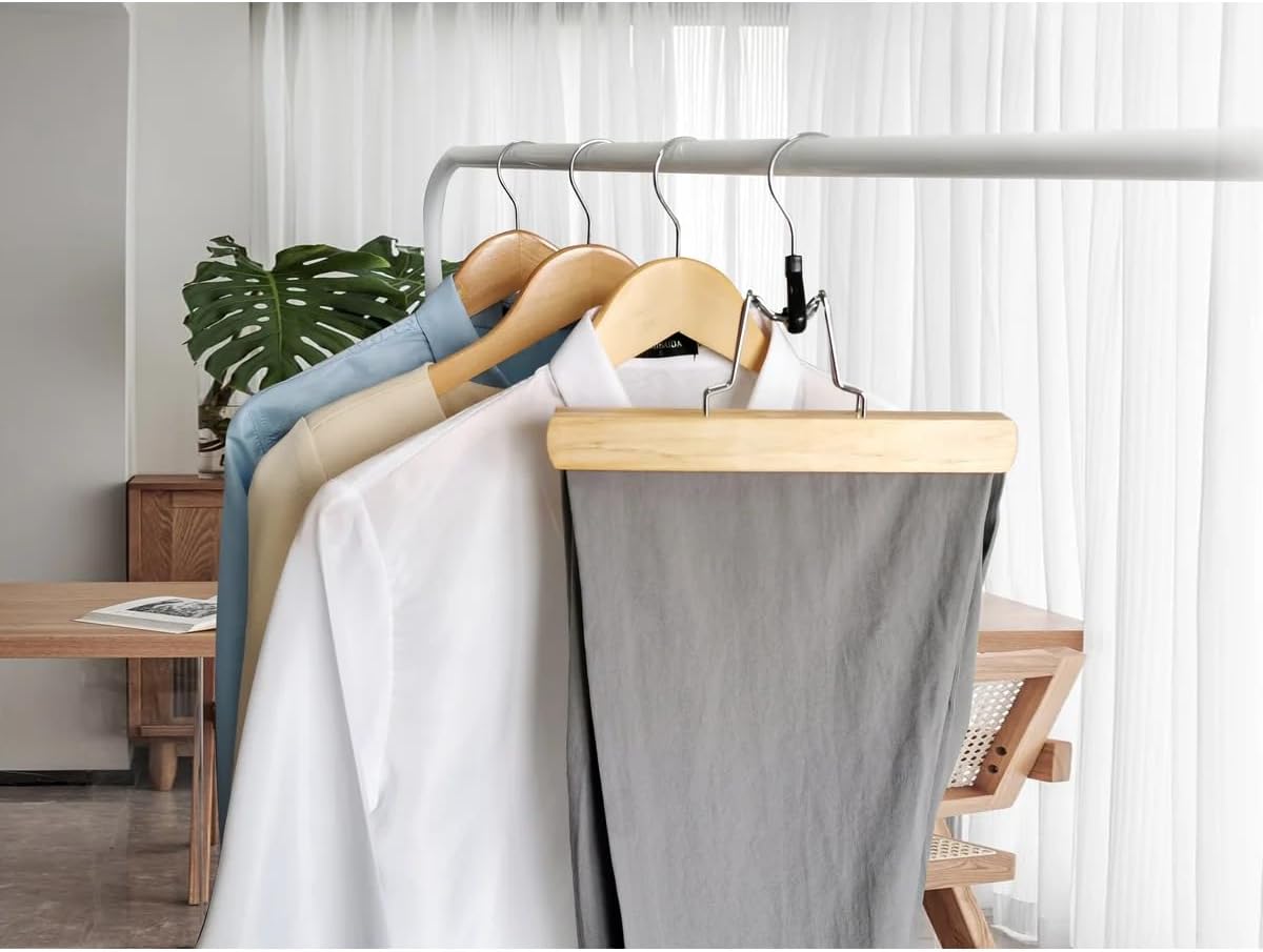 Set of 6 Trouser Clamp Hangers