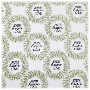 Faith, Hope, Love Home Décor Oversized Luxe Plush Throw Blanket