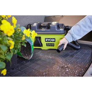 Open Box - RYOBI ONE+ 18V LINK Cordless 3 Gal. Wet/Dry Vacuum (Tool Only), Greens