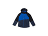 LLBean Kids' Fleece Lined Color Block 3 in 1 Jacket - Black/Deep Sapphire