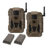Muddy Matrix 20 Power Pack 36MP Dual Network Cellular Camera 2 Pack Brown