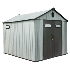 8X10FT Outdoor Resin Storage Shed