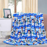 Noblehouse velvet touch holiday throw fleece blanket (50" x 60")