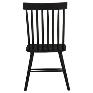 Andrews 5-piece Round Dining Table Set Light Ash and Black