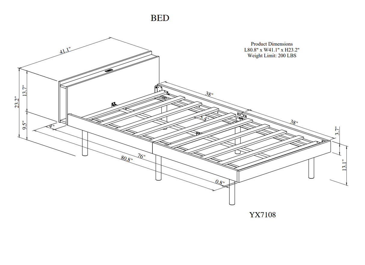 The Twin Bed with Roll-Out Trundle — Sleek Design Meets Space-Saving Functionality