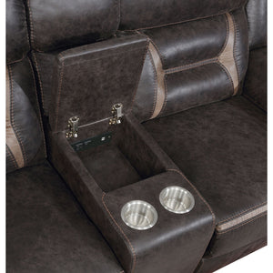 Brazelton - Glider Loveseat With Console