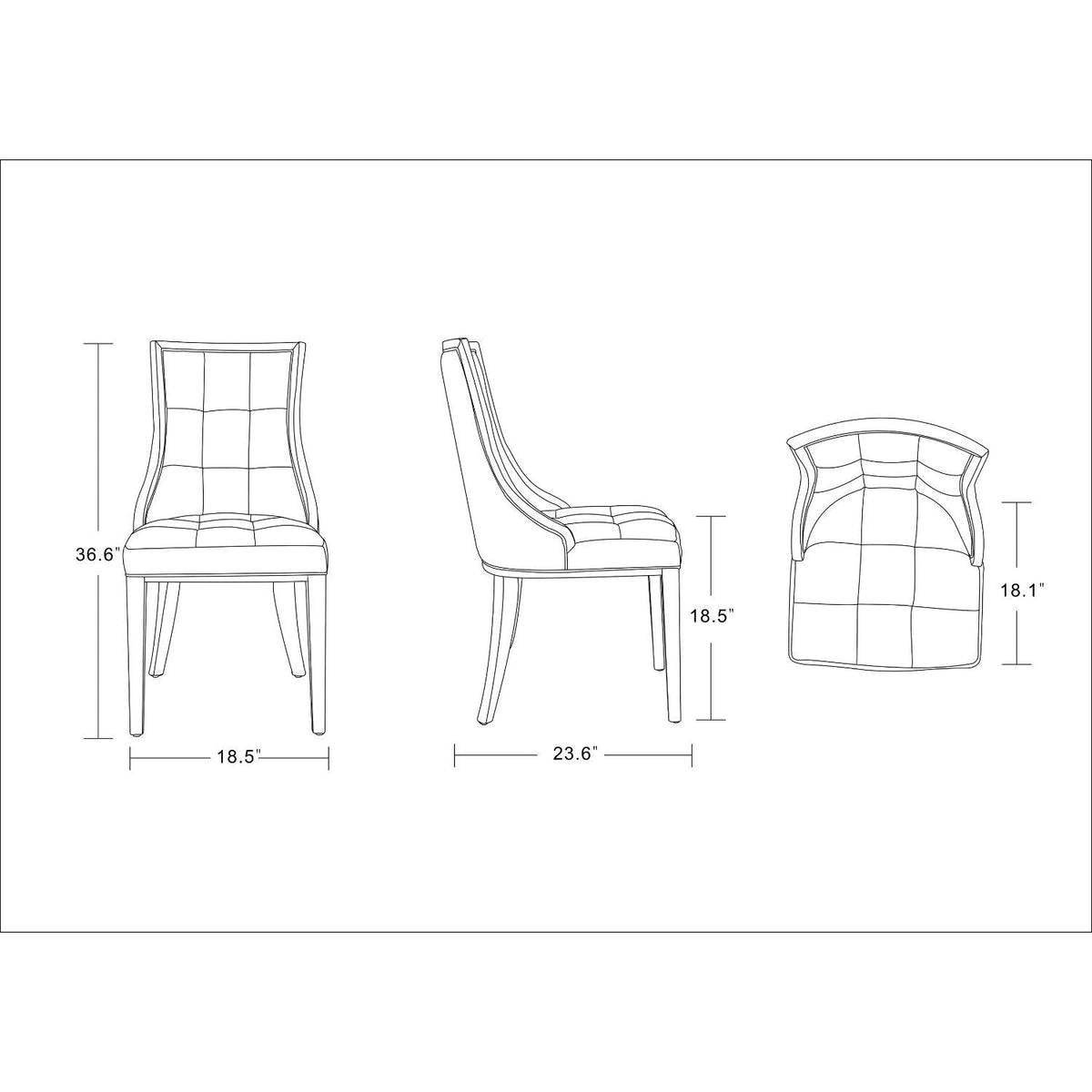 Fifth Avenue - Dining Chair (Set of 2) - Tan
