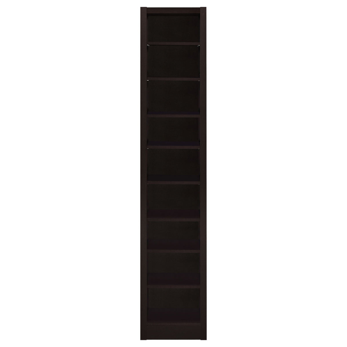 Eliam 71-inch 8-shelf Bookcase Cappuccino