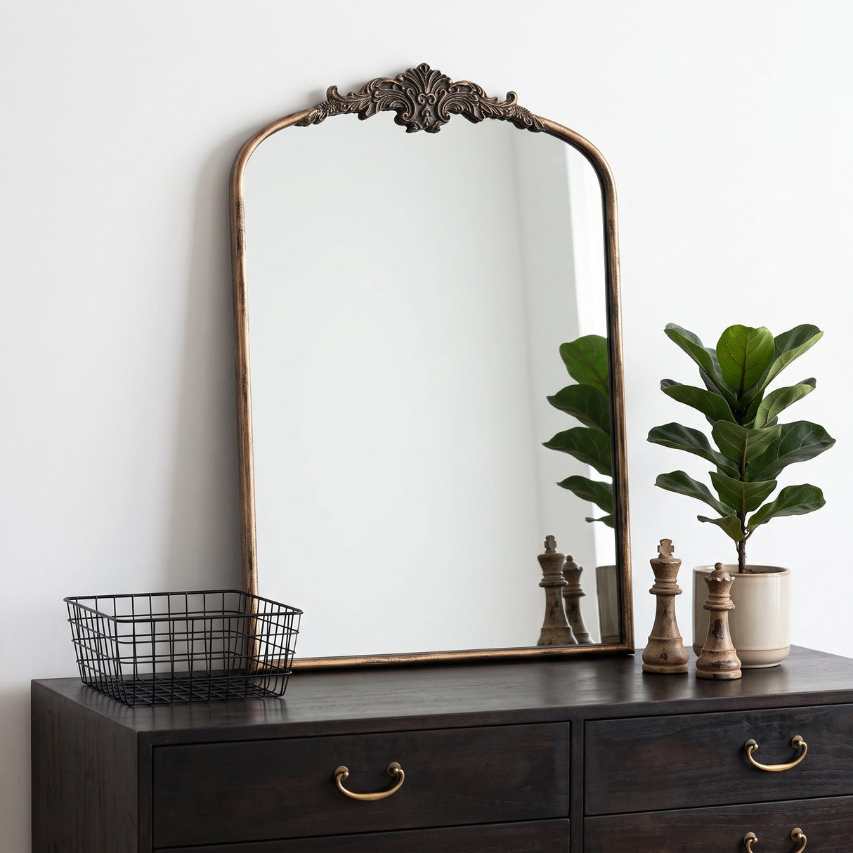 24''x36'' Antique Large Wall Mirror, French