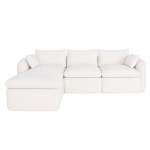 Fully Sponge Compressed Sectional Sofa